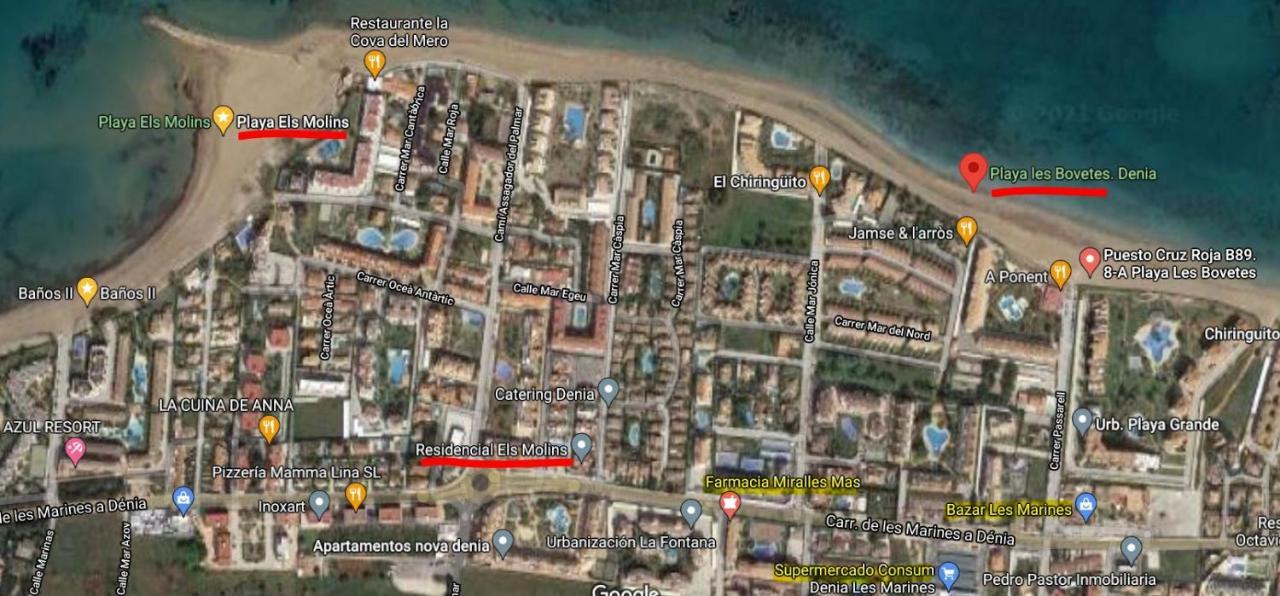 Ferienwohnung Els Molins Atico Con Azotea Privada A 500M De La Playa Dénia Exterior foto